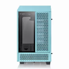 Gabinete Thermaltake The Tower 100 Mini Tower, Ventana, 2x Ventiladores, Turquesa