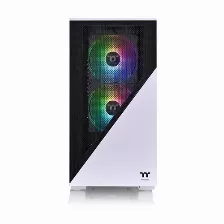 Gabinete Thermaltake Divider 170 Tg Argb, Ventana Lateral, 2x Ventiladores Argb, Negro/blanco