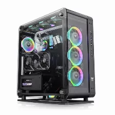 Gabinete Thermaltake Core P6 Midi-tower, Ventana Lateral, Sin Fuente, Negro