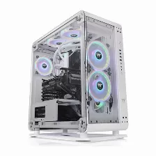 Gabinete Thermaltake Core P6 Snow Midi-tower, Ventana Lateral, Sin Fuente, Blanco