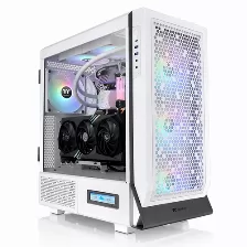Gabinete Thermaltake Ceres 500 Tg Argb Snow, Midi-tower, Ventana Lateral, 4x Ventiladores, Blanco