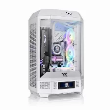 Gabinete Thermaltake The Tower 300 Micro Tower Snow, Ventana Frontal, 2x Ventiladores, Blanco