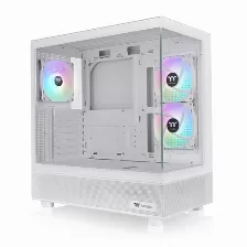 Gabinete Thermaltake View 270 Tg Argb Snow, Mid Tower, Ventana Lateral /frontal, 3x Vent, Blanco