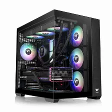 Gabinete Thermaltake View 380 Tg Argb, Midi Tower, 4x Ventiladores, Negro