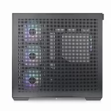 Gabinete Thermaltake View 380 Tg Argb, Midi Tower, 4x Ventiladores, Negro
