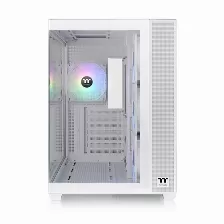 Gabinete Thermaltake View 380 Tg Argb Snow Midi Tower, Vidrio Frontal/lateral, 4x Vent., Blanco