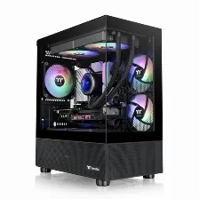 Gabinete Thermaltake View 170 Tg Argb, Micro Tower, 3x Ventiladores, Panel De Vidrio, Negro Open Box