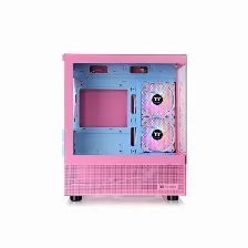 Gabinete Thermaltake View 170 Tg Argb Snow, Micro Tower, Panel De Vidrio, 3x Ventiladores, Rosa, Sin Caja