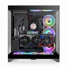 Gabinete Thermaltake Cte E550 Tg Midi Tower, M-atx, Atx, E-atx, Compatible Con Back Conect, Negro