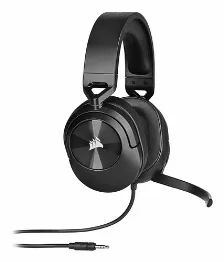 Audifonos Corsair Hs55 Diadema Para Juego, Microfono Boom, Conectividad Alambrico, Conector De 3.5 Mm Si, Color Negro