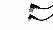 Cable Usb Lightning Vorago Cab-306, 8 Pines A 90°, Ideal Para Carga Rapida, 1 Metro, Color Negro