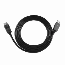 Cable Vorago Displayport 4k 60hz Macho A Macho, 2m, Negro