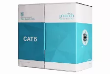 Bobina Uniarch Cab-6-cca Cat6, 100 M, U/utp (utp), Gris