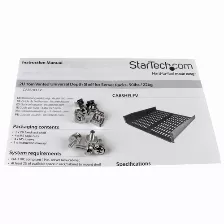 Estante Bandeja Startech Ventilado Cantilever Para Armario Rack De Servidores 2u Profundidad Fija - 22kg, (cabshelfv)