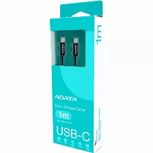 Cable Adata Usb-c A Usb-c, 1 Metro, Negro