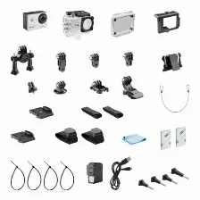 Ca?mara Deportiva Steren Cam-500 Sumergible 4k Wi-fi Resolucia?n Hasta 12mp Proteccia?n Ip67