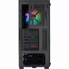 Gabinete Corsair Icue 220t Rgb Airflow Con Ventana, Midi-tower, Atx/micro-atx/mini-itx, Usb 3.2, Sin Fuente, Negro