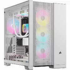 Gabinete Corsair 6500d Airflow Midi Tower Atx Eatx Micro Atx Mini Itx Blanco