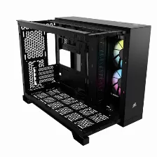 Gabinete Corsair 2500x Rgb Micro Tower, Negro