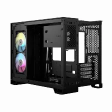 Gabinete Corsair 2500x Rgb Micro Tower, Negro