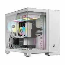 Gabinete Corsair 2500x Rgb Micro Tower, Blanco