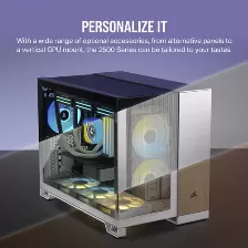 Gabinete Corsair 2500x Rgb Micro Tower, Blanco