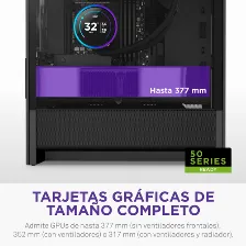 Gabinete Nzxt H3 Flow Midi Tower, Micro-atx, Mini-itx, Vent. 1x120 Mm, Negro