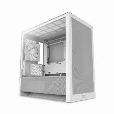 Gabinete Nzxt H3 Flow Midi Tower, Micro-atx, Mini-itx, Vent. 1x120 Mm, Blanco