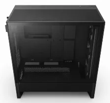 Gabinete Nzxt H5 H5 Flow Rgb Midi Tower, Ventana Lateral, 4x Ventiladores, Negro