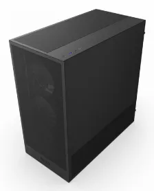 Gabinete Nzxt H5 H5 Flow Rgb Midi Tower, Ventana Lateral, 4x Ventiladores, Negro