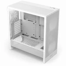 Gabinete Nzxt H5 Flow /blanco /vidrio Templado/2 Ventiladores/f120q /mid Tower /usb Tipo C /gamer