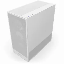 Gabinete Nzxt H5 Flow Rgb Midi Tower, Cristal Templado, Vent. 3x 120 Mm, Usb 3.0, Blanco