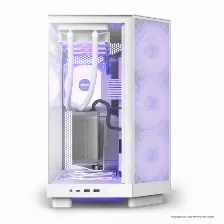 Gabinete Nzxt H6 Air Flow Midi-tower, Rgb, 3x Ventiladores 120mm, S/fuente, Blanco