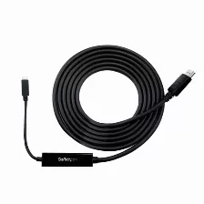 Adaptador De Vídeo Startech.com Cable 3m Usb C A Displayport 1.2 De 4k A 60hz - Adaptador Convertidor Usb Tipo C A Displayport - Hbr2 - Conversor Usbc Con Modo Alt - Compatible Con Thunderbolt 3 - ...