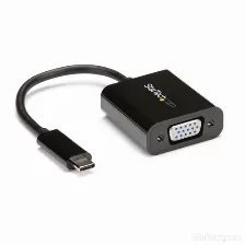 Adaptador Usb Startech (cdp2vga), Usb-c A Vga Largo De 18cm