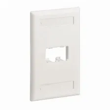 Placa De Pared Panduit Cfpl2why 1 Diseño Convencional, Color Blanco