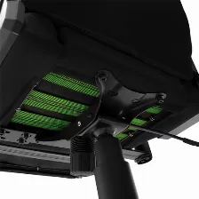 Silla Gamer Game Factor Cgc600, Reclinable, Descansa Brazos Ajustable, Piston De Altura, Color Negro/rojo