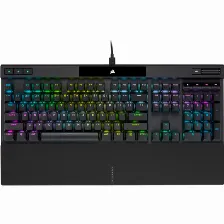 Teclado Corsair K70 Rgb Pro Inglés, Alámbrico, Usb, Interruptor Mecánico, Led Rgb, Negro
