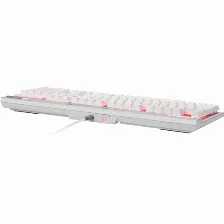 Kit Teclado Y Mouse Corsair Ch-910951a-na Usb, Interruptor De Llave Optomecánica, Retroiluminado, Alámbrico, Blanco