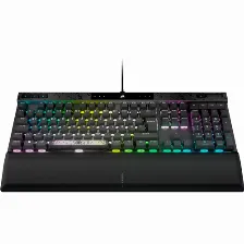 Teclado Corsair K70 Max Inglés De Ee.uu. , Alámbrico, Usb, Led Rgb, Negro