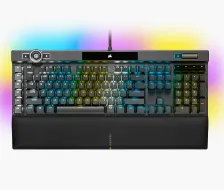 Teclado Gaming Corsair K100 Rgb, Mecanico-optico, 100% Anti-ghosting, 4000hz Con Axon, Multimedia, Teclas Opx, 6 Macros, Rgb, Usb 3.0 (ch-912a01a-na)