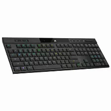 Teclado Gamer Corsair K100 Air Rgb, Rf Wireless, Bluetooth, Mecanico, Switch Cherry Mx, Negro