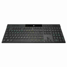 Teclado Gamer Corsair K100 Air Rgb, Rf Wireless, Bluetooth, Mecanico, Switch Cherry Mx, Negro