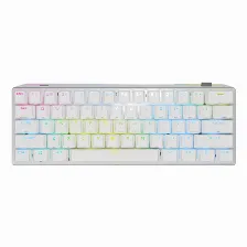 Teclado Corsair K70 Pro Mini Inalámbrico Y Alámbrico, Usb + Bluetooth, Interruptor Mecánico, Led Rgb, Blanco