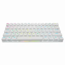Teclado Corsair K70 Pro Mini Inalámbrico Y Alámbrico, Usb + Bluetooth, Interruptor Mecánico, Led Rgb, Blanco