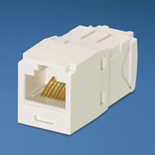 Conector Panduit Copper Jack Module White Conector 1 Rj-45, Conector 2 Rj-45, Color Blanco