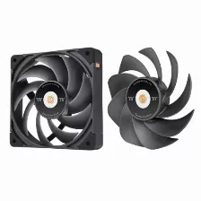 Kit 3 Ventiladores Thermaltake Toughfan Ex12 Pro, Conexion Magnetica, 120mm, Negro