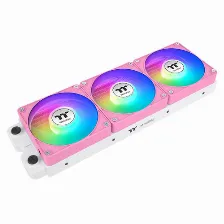Kit De 3 Ventiladores Thermaltake Ct120 Ex Argb 12 Cm, 2000 Rpm, Rosa