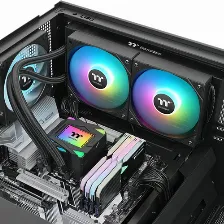 Sistema De Enfriamiento Liquido Thermaltake La240 Argb 240mm, 2500 Rpm, Negro