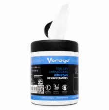 Bote Con 30 Toallitas Humedas Cln-107 Para Limpieza De Equipos De Computo Y Pantallas